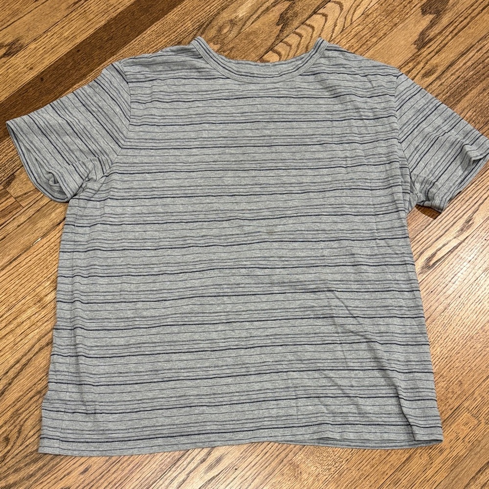 Merona Gray Striped T-Shirt XL